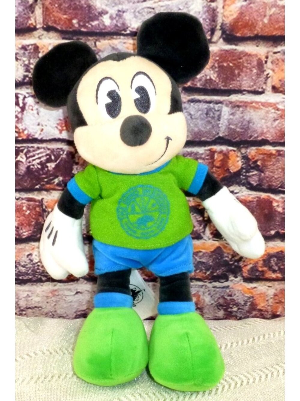 Disney's Animal Kingdom The Dino Institute Mickey Mouse Plush Toy